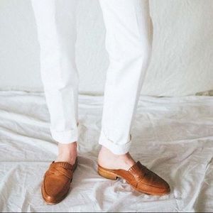 Vintage Leather Mules